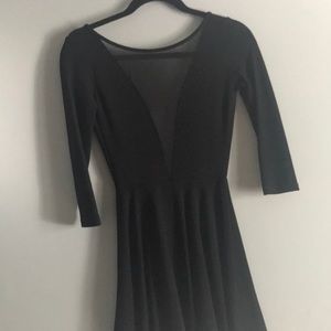 American Apparel Ponte Gloria V Skater Dress